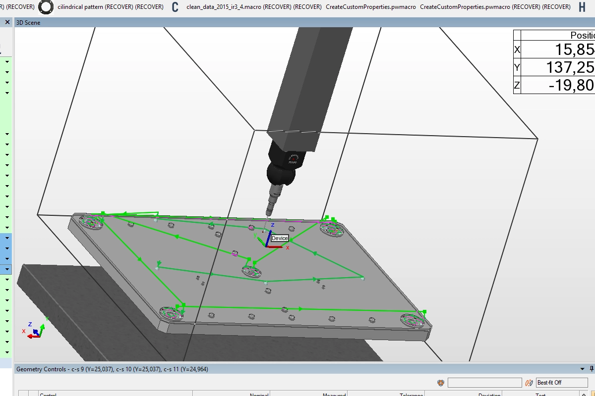 Système de CAD 3D - Polyworks 2020 (3D meetmachine & meetarm) - Ingénierie - Meten